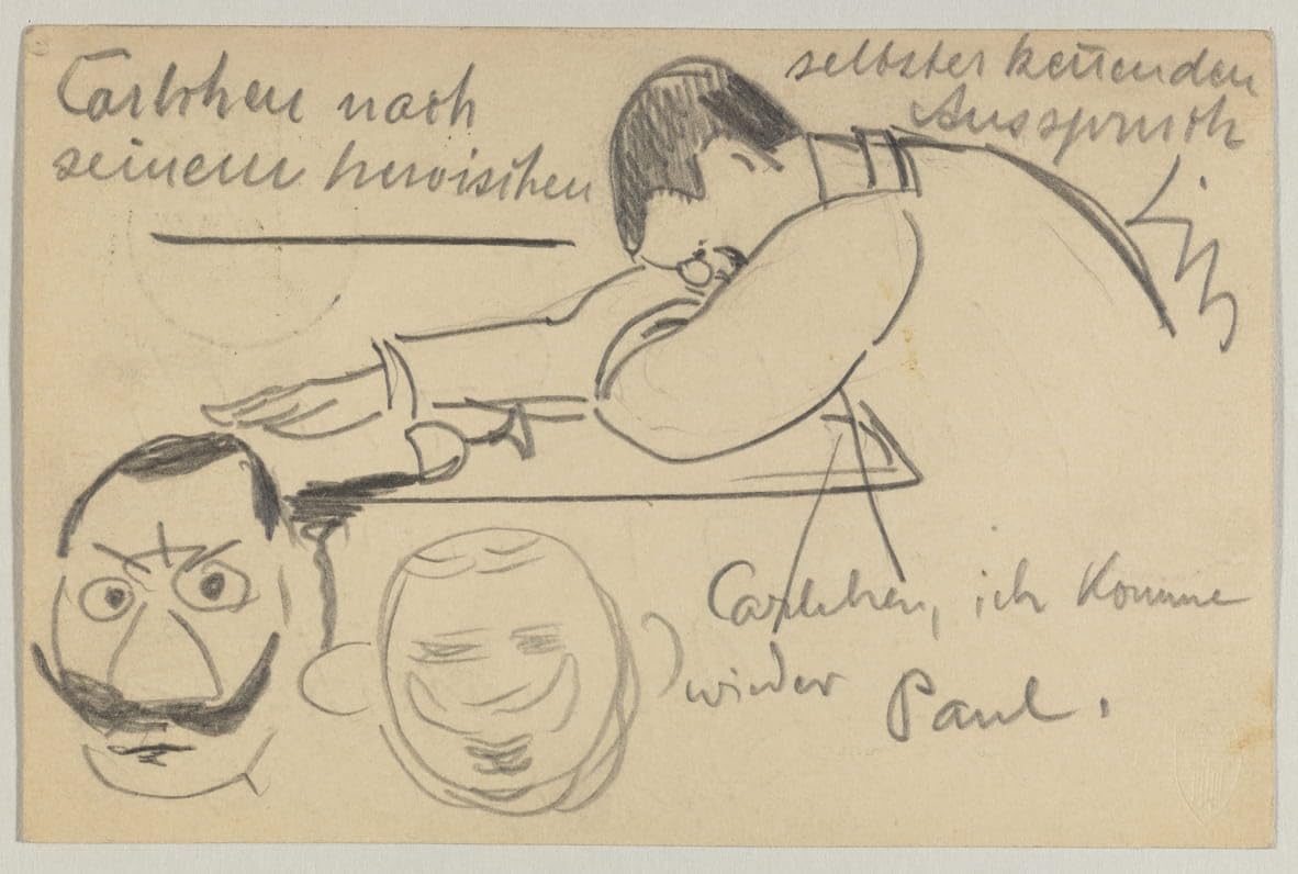 Toile Lovis Corinth Carte Postale Poststempel art mural 60x90cm - 5