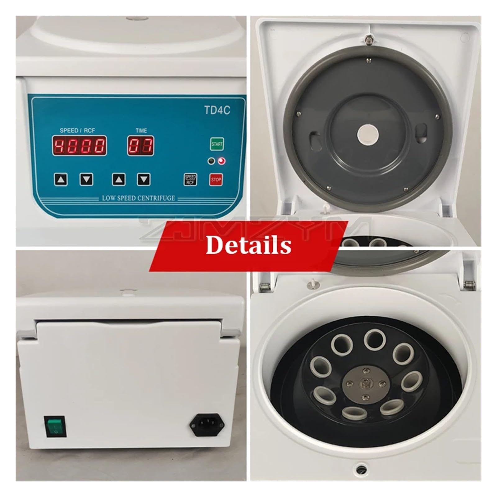 Wirówka Laboratoryjna Wirówka Laboratoryjna TD4C Elektryczna Wolnoobrotowa Wirówka PRP Cyfrowy Wyświetlacz Wirówka Stacjonarna 0-4000 Obr./min Regulowana