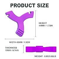 Vista 6 de DLENP - Masticables para alineador Invisalign, 8 unidades masticables en forma de Y para bandejas de alineador de asiento de ortodoncia