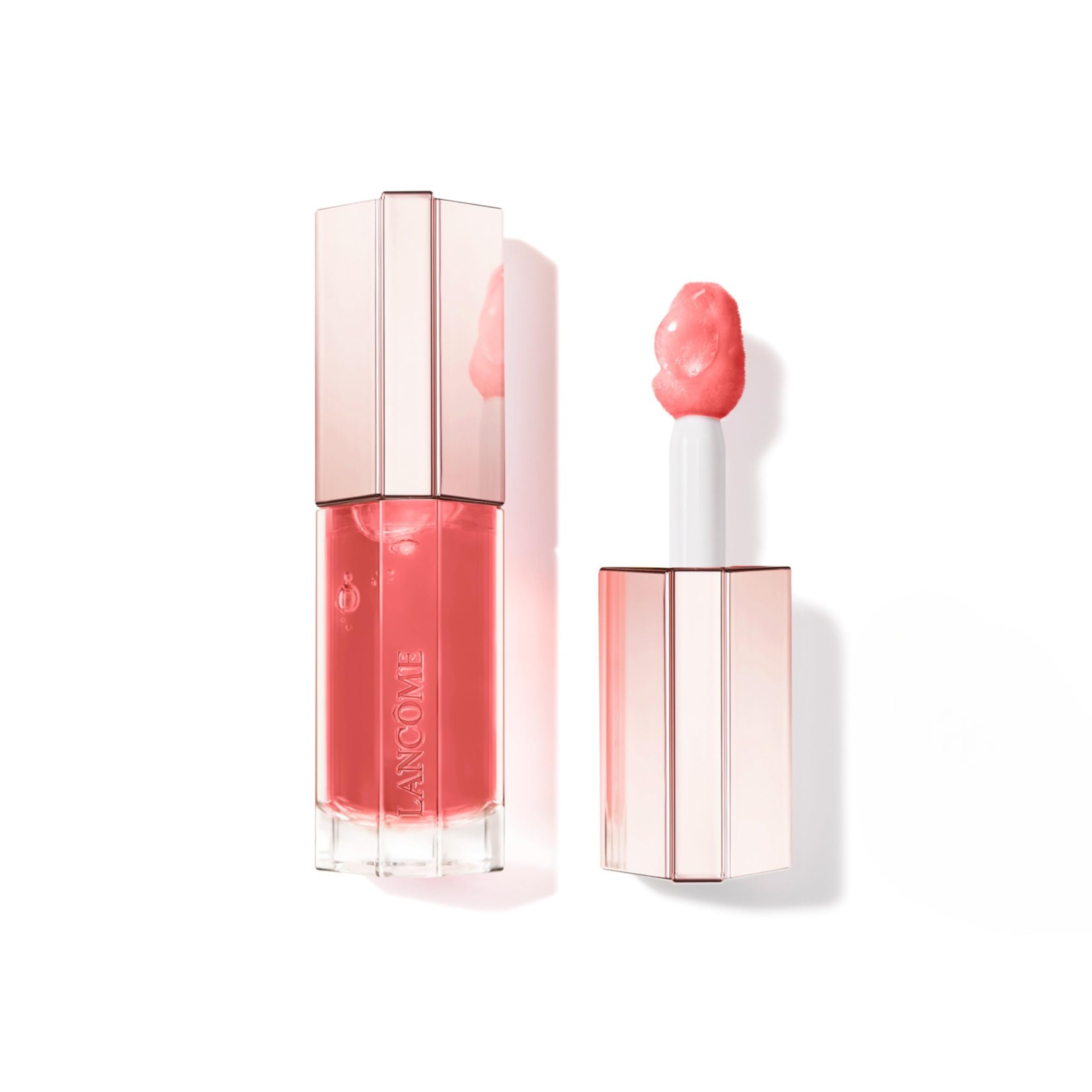 Lancôme Lip Idôle JuicyTreat 27 Melon Treat, Lipgloss, 8,5ml | Apricotfarben mit 3D-Effekt, feuchtigkeitsspendend, leicht und nicht klebend, für gepflegte Lippen insgesamt