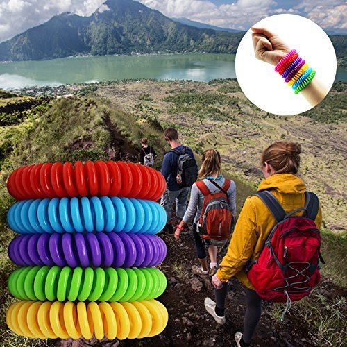 Mückit Mückenschutz Armband – Effektive Mückenabwehr Outdoor für Kinder & Erwachsene 18 Stück – Anti Mücken Draußen, Zeckenschutz & Wespenabwehr - Citronella