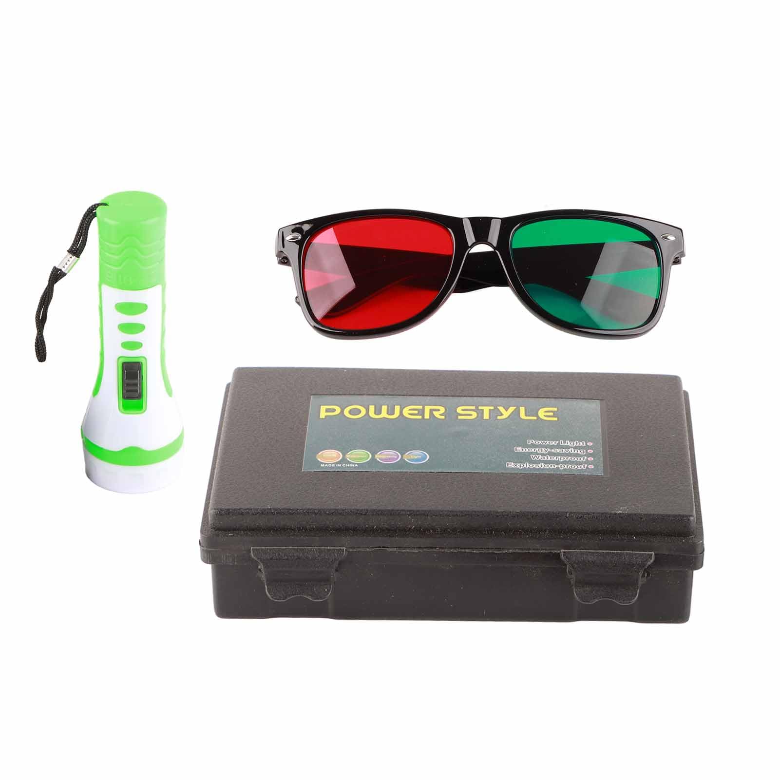 Generic Worth Test de Quatre Lumières Rouge Vert Filtrage Complet Éviter les écarts 1200 MAh Lampe de Test Portable à 4 Points pour Déterminer le Dysfonctionnement de la Visuelle