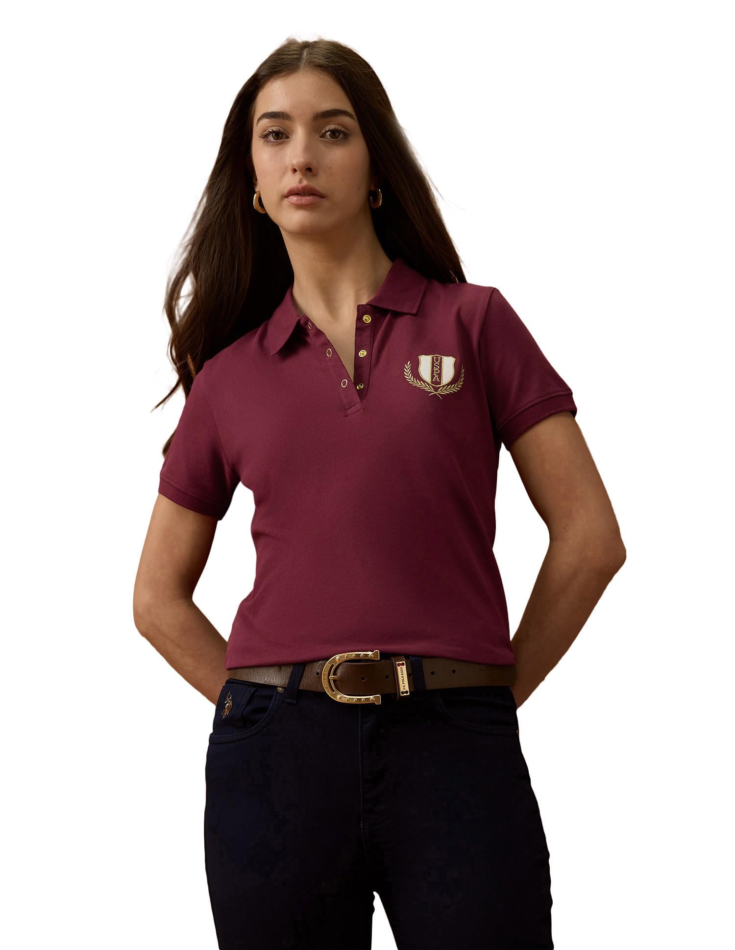 u.s. polo assn. Women's Regular Fit Polo Shirt (UWAW25PTS363-picture-24
