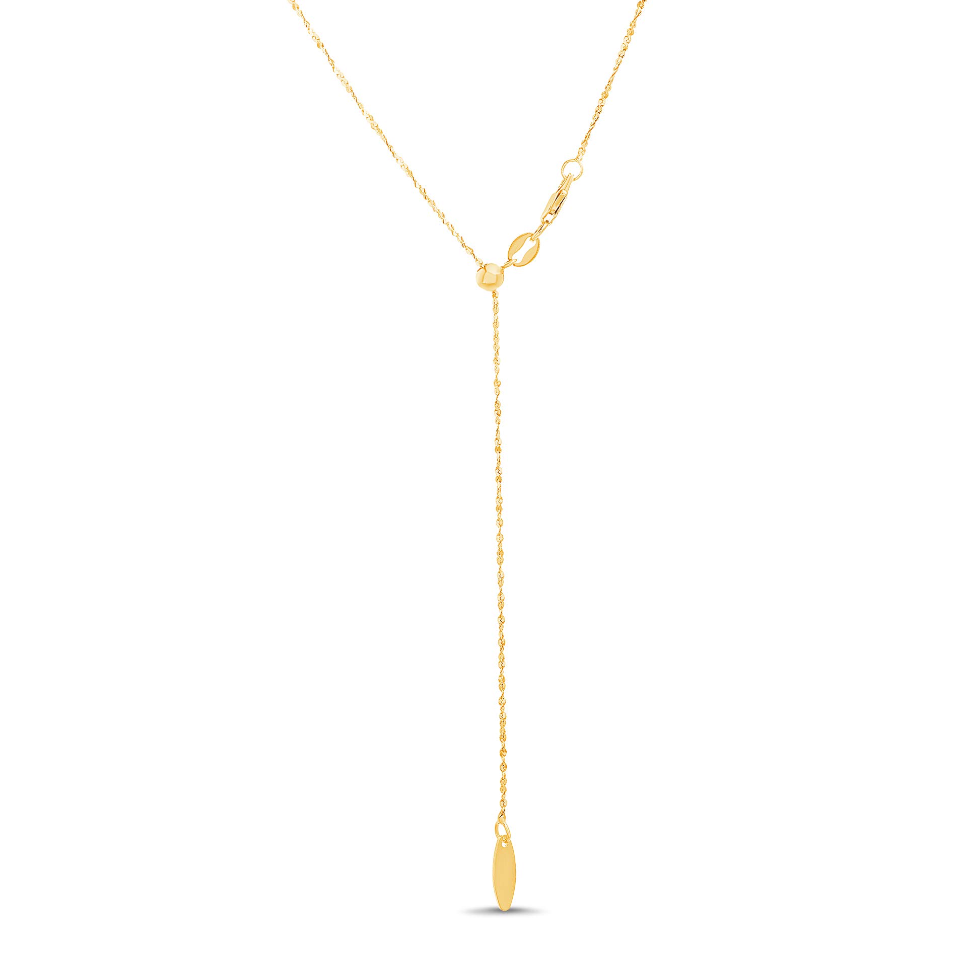 Chaîne serpentine réglable en argent sterling résolvant les problèmes de taille - 4