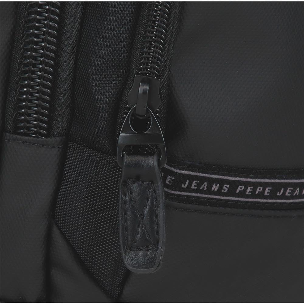 Pepe Jeans Stratford Bandolera Negro 17x22x7,5 cms Poliéster by Joumma Bags