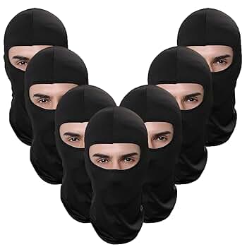 帽子 MASU 24ss MULTI STRIPE BALACLAVA BLACK MASU 24SS MULTI STRIPE BALACLAVA