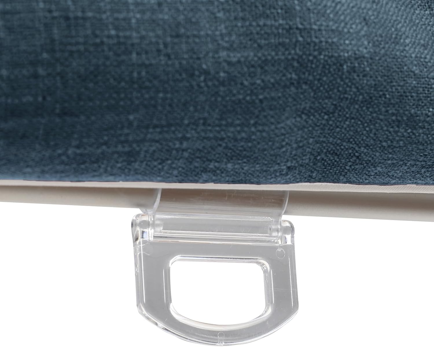 ChadMade Customize Cordless Roman Shade Linen for Kitchen Window Door, Blackout Light Filtering Roman Shade, Install Hardware Included, 35 Aegean Blue, Tallis Collection