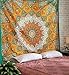 Rajrang Queen Star Mandala Psychedelic Tapestry Hippie Bohemian Wall Hanging Tapestries Bedspread Bedding Bed Cover
