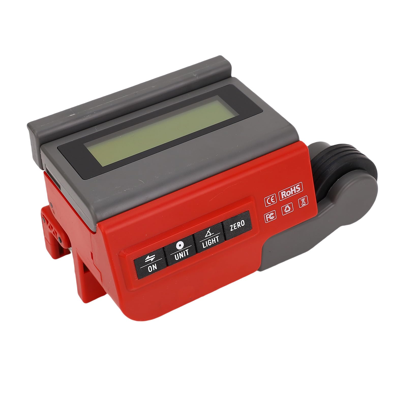 Generic Troncatrice Strumento di Misurazione Calibro 0 99Mm Morsetto Telemetro Digitale per Profili in Legno e Alluminio, Display LCD Strumento di Misurazione della Lunghezza per Macchine da Taglio