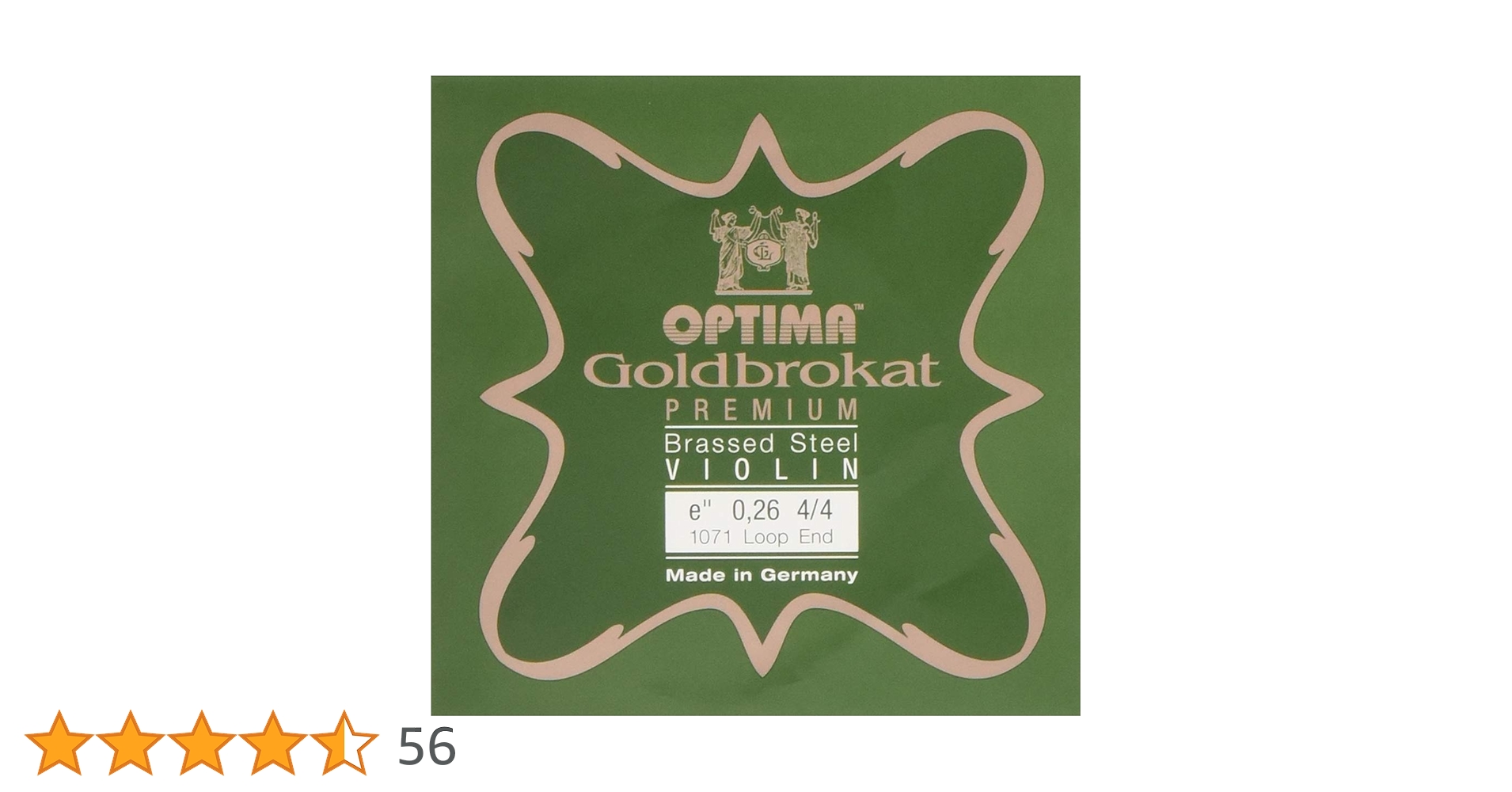 Amazon.co.jp: ゴールドブロカット プレミアム ブラス バイオリン弦 E