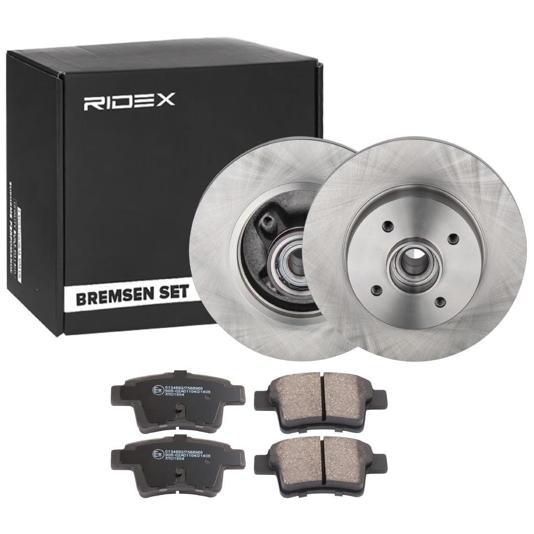 RIDEX Bremsenset Hinten 268mm - Komplettset Mit Bremsscheiben & Bremsbelägen Für Peugeot/Citroën