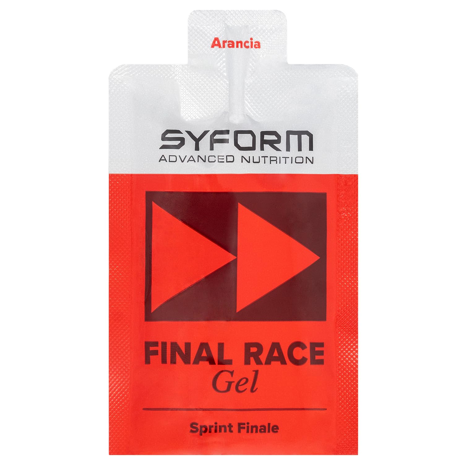 FINAL RACE GEL, Energia fulminea per lo sprint finale - Carbo 1:0,8, Con Esafosfina, Acetilcarnitina e beta-Alanina, Contrasta l’acidosi muscolare, Senza Glutine, Senza Lattosio, EXPO 20 GEL ARANCIA