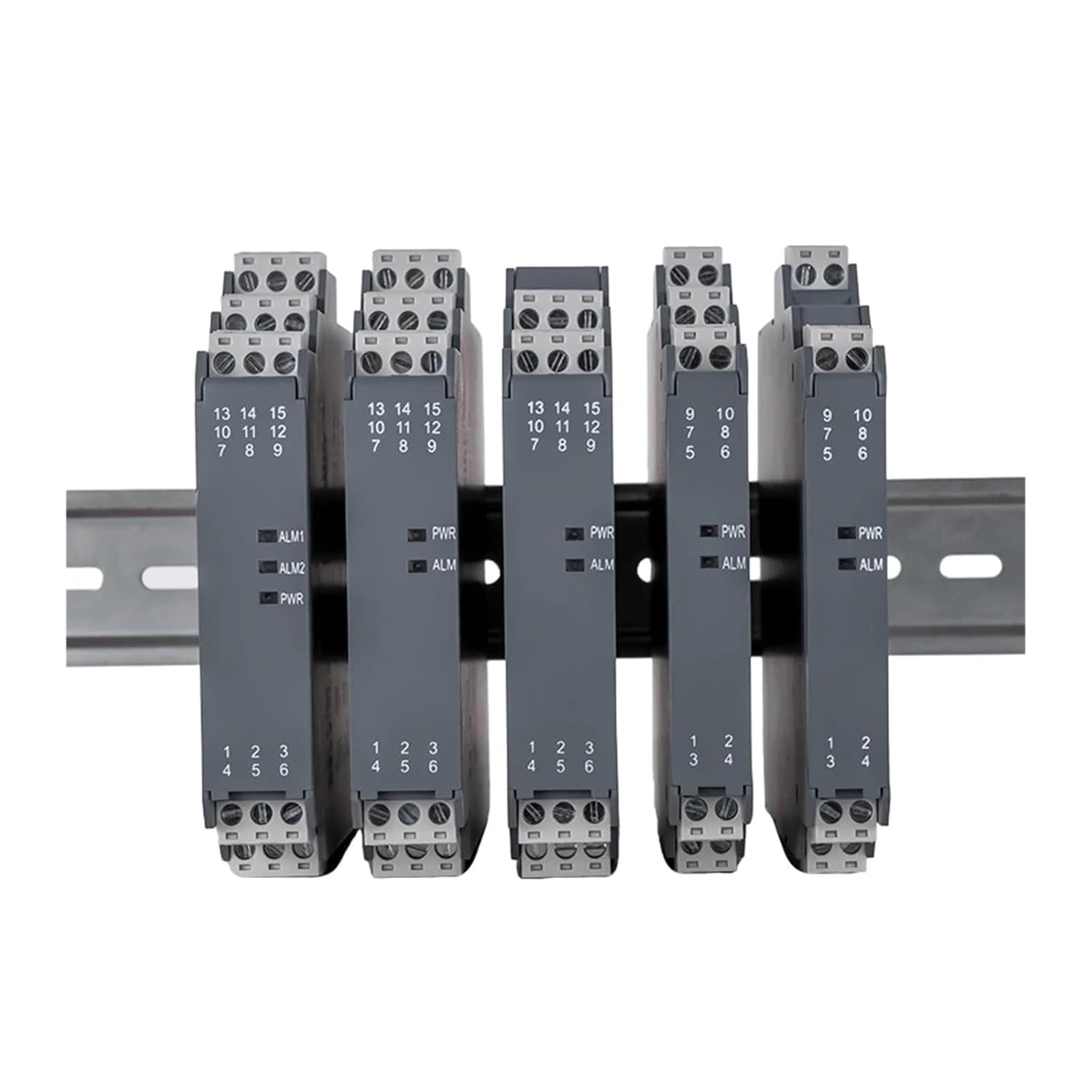 12.5MM Thin DC Signal Isolator 4-20mA 0-10V RS485 Analog Transmitter 24V Supply Current Voltage Converter(1 Input 1 Output,0-3.3V Output)