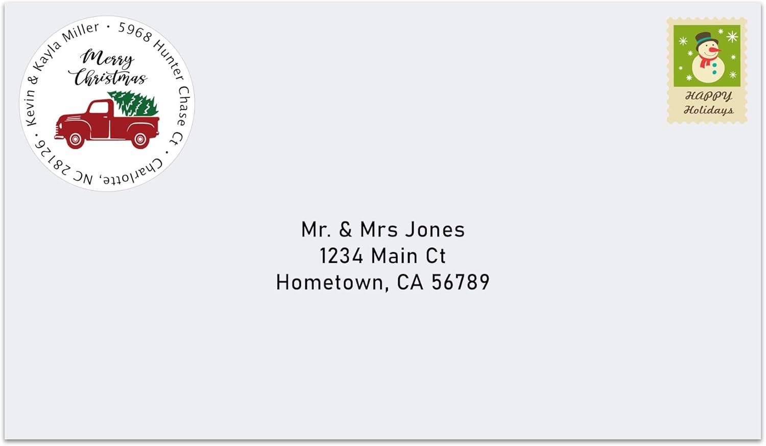 Labels & Stickers Set of 80 Mailing Labels Round Labels for ...