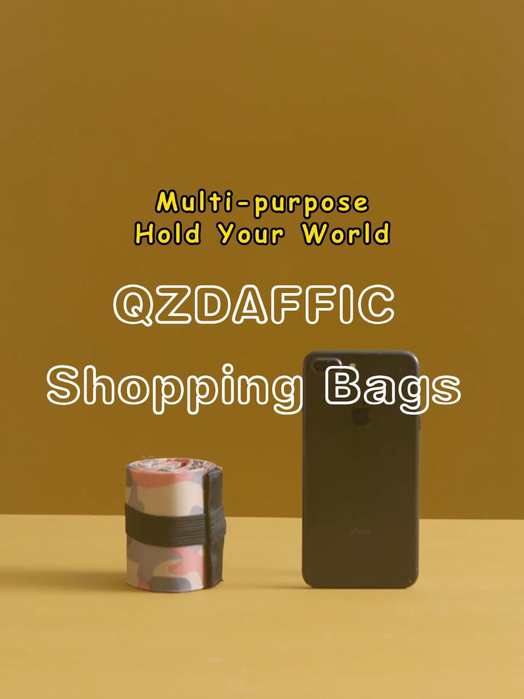 2 Borse Della Spesa Pieghevoli Leopardo E Zebra - Shopping Bag Con Cerniera Da 15kg