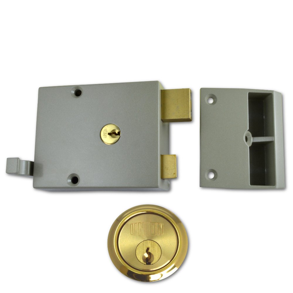 Union Gold 1332 Drawback Rimlock - 60Mm Champagne Case - Brass Cyl