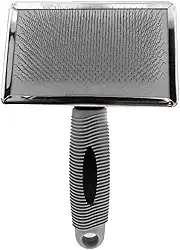 GermanHart Rasqueadeira Emborrachada Tamanho P para Cães, Pequeno, Cinza