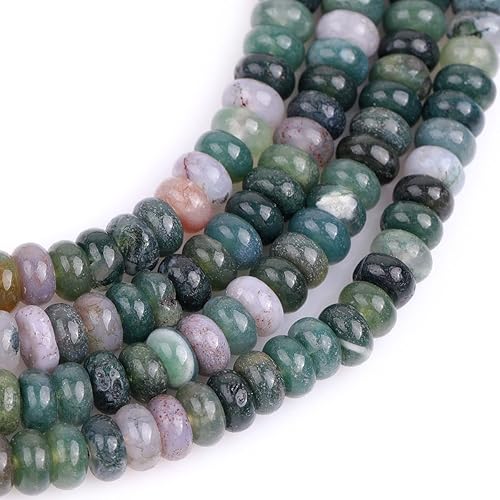 Miniatura 7 de JOE FOREMAN Cuentas de hematita de 0.118 x 0.236 in para hacer joyas, piedras preciosas naturales semipreciosas, espaciador Rondelle Heishi de 15