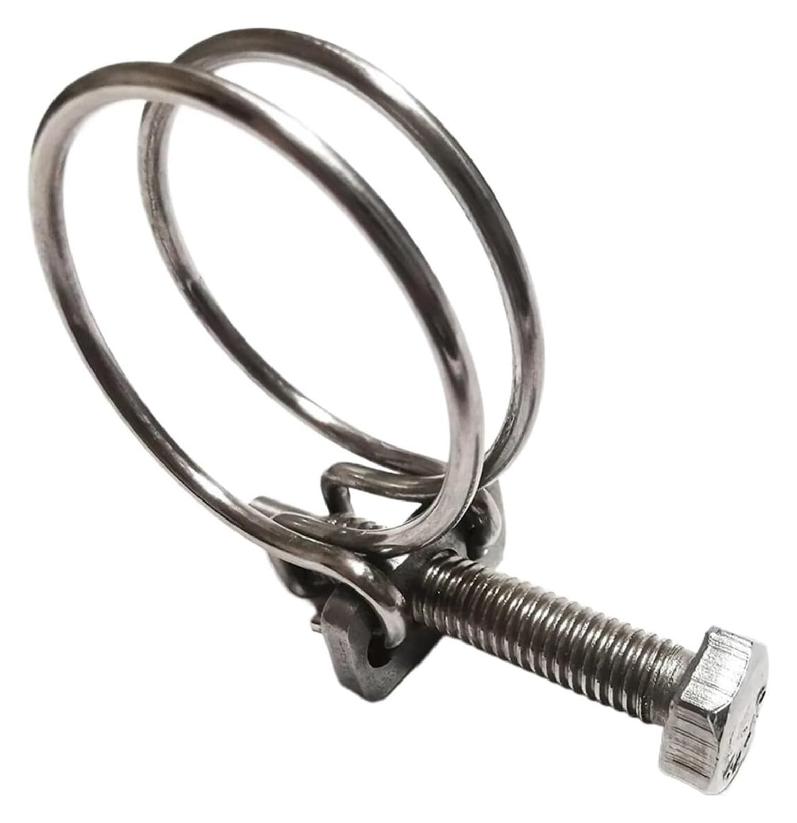 Abrazadera de manguera alambre doble acero inoxidable 304