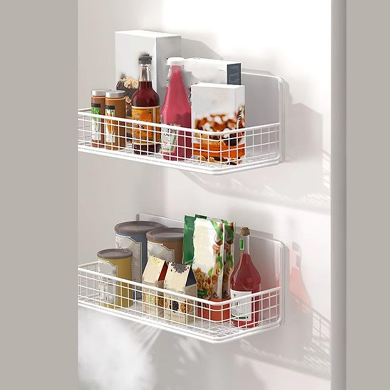 Portaspezie magnetico per frigorifero, organizer da cucina