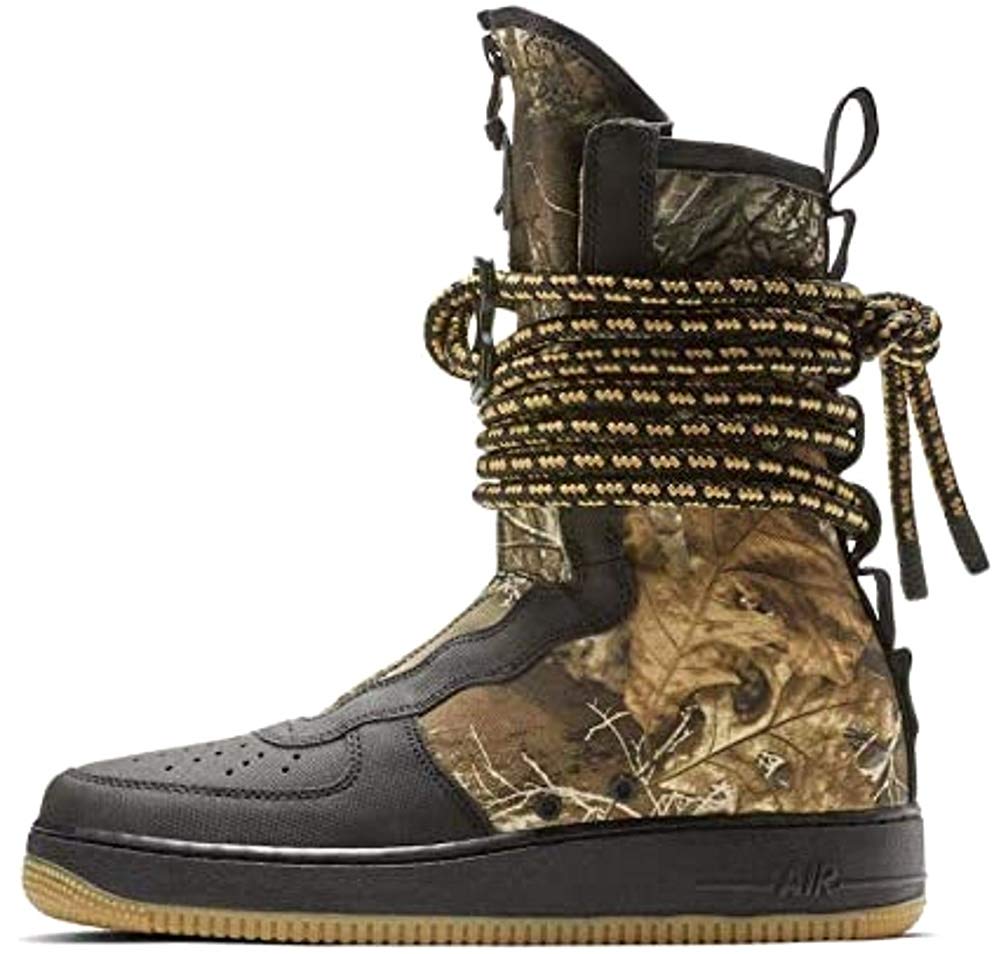 nikeSF Air Force 1 Hi Black/Gum Med Brown