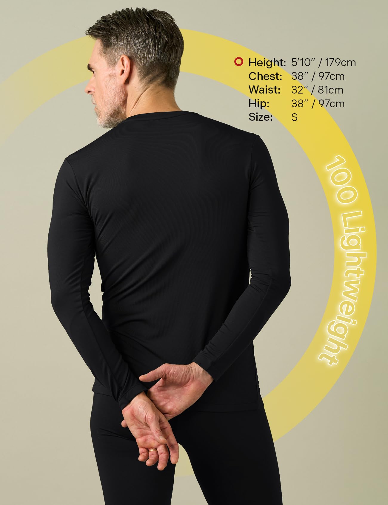 LAPASA Pacco da 2 o 1 Maglia Termica Peso Uomo Maniche Lunghe Canottiera Strato Base - Invernale Sport Allaperto Escursionismo Sci Snowboard M09/M26/M55