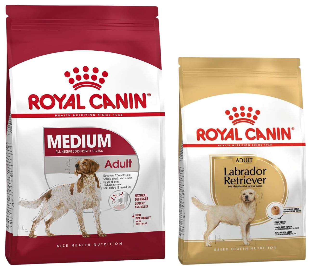 Royal Canin Medium Adult, 4 kg&Royal Canin Adult Labrador Meat Flavour Pellet Dog Food, 3 kg (B0BP4W2MQ6) Amazon Price History, Amazon Price Tracker