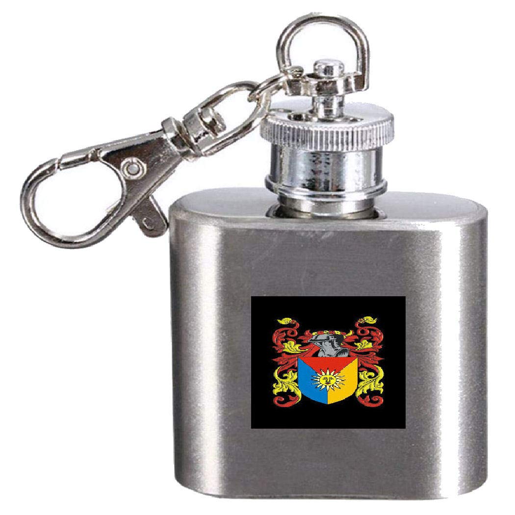 Flasque avec blason Diable 28,3 ml pour transporter vos boissons sans fuite ni goût de métal
