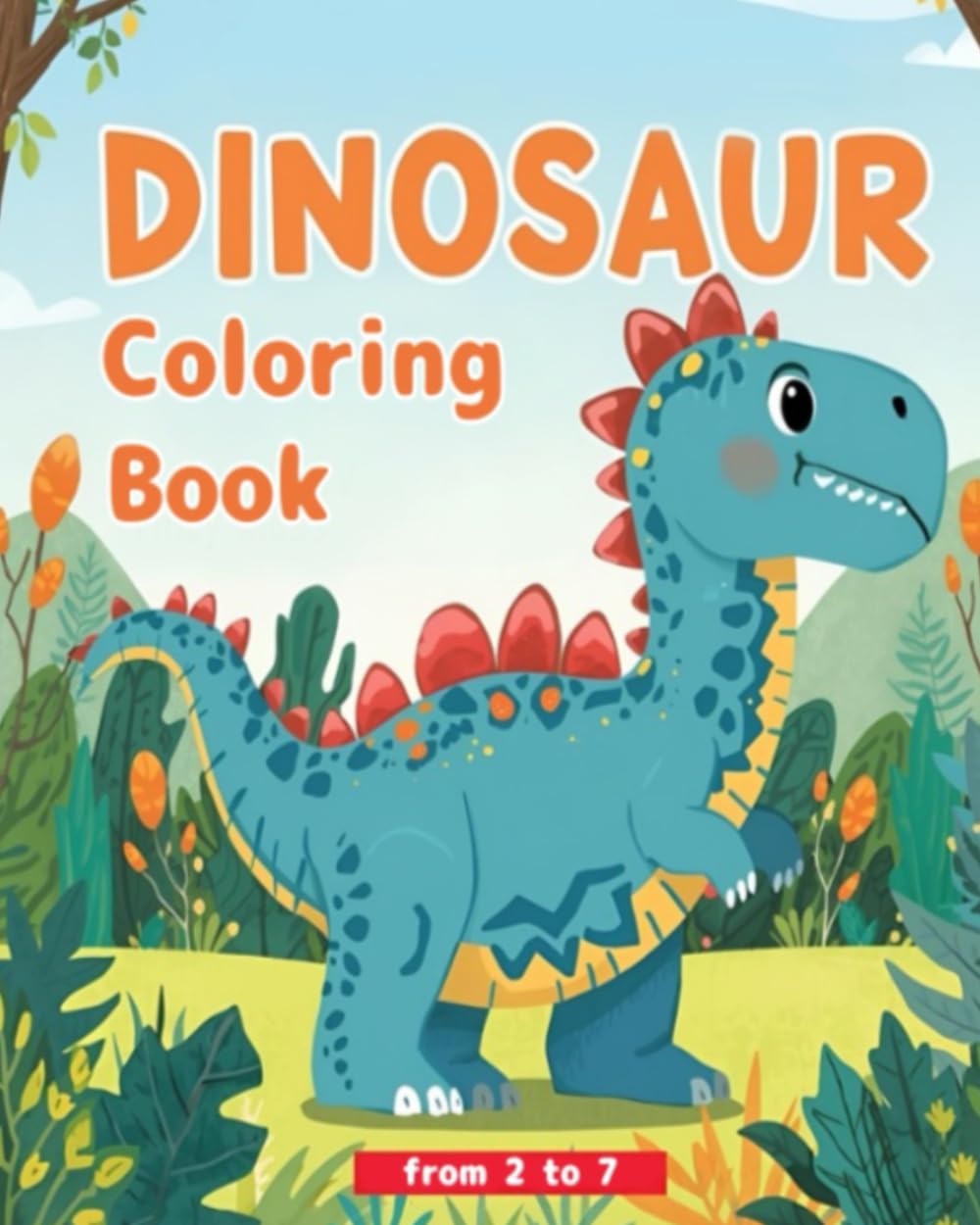 Dinosaur coloring book (Tiny artists)