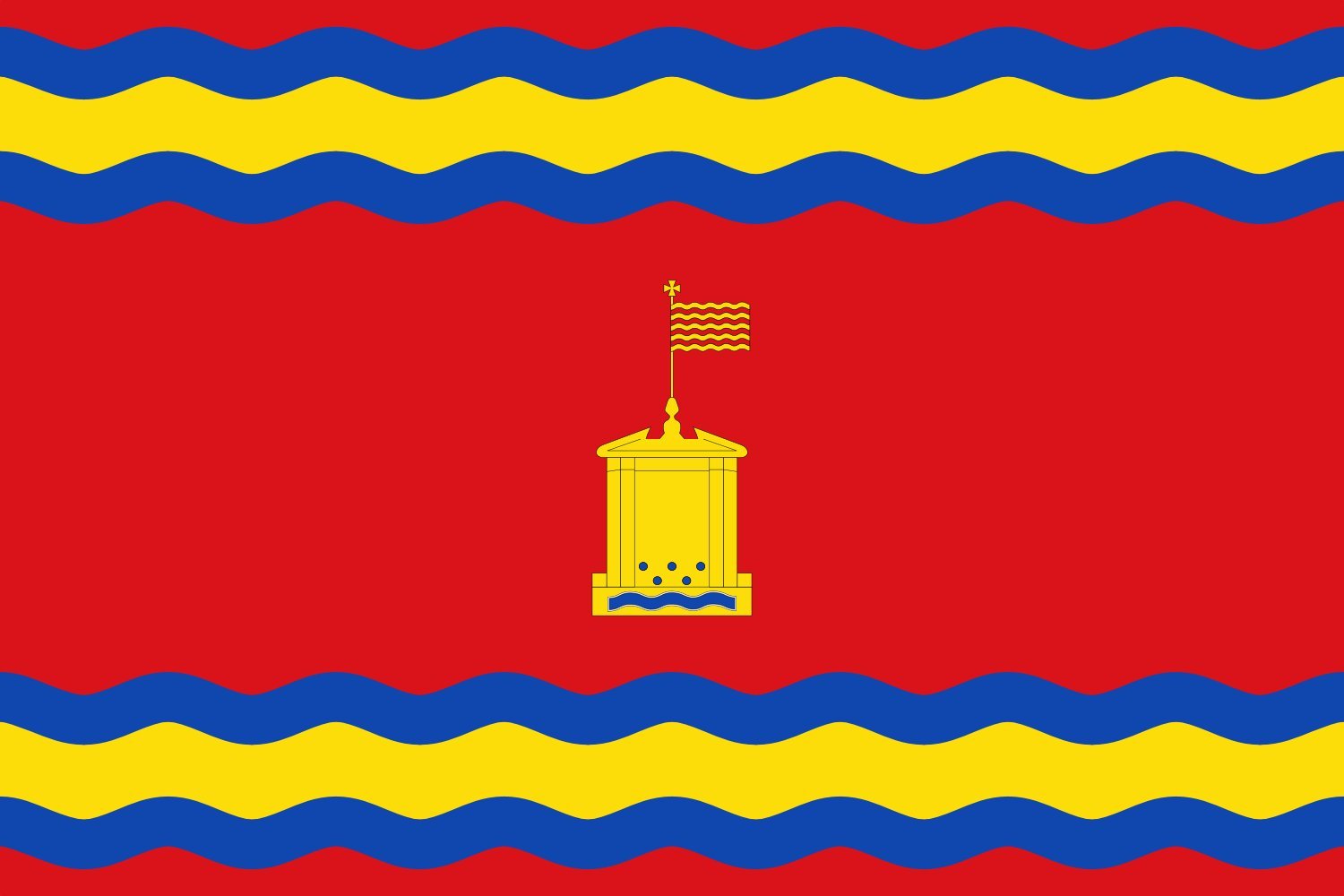 Drapeau XL Manchones de Saragosse tissu renforcé haute résistance