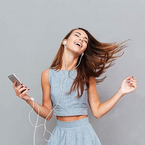 Miniatura 9 de esbeecables - Paquete de 2 adaptadores de audífonos para iPhone, 2 en 1, divisor de conector lightning a AUX audio 0.14 pulgadas + cargador,