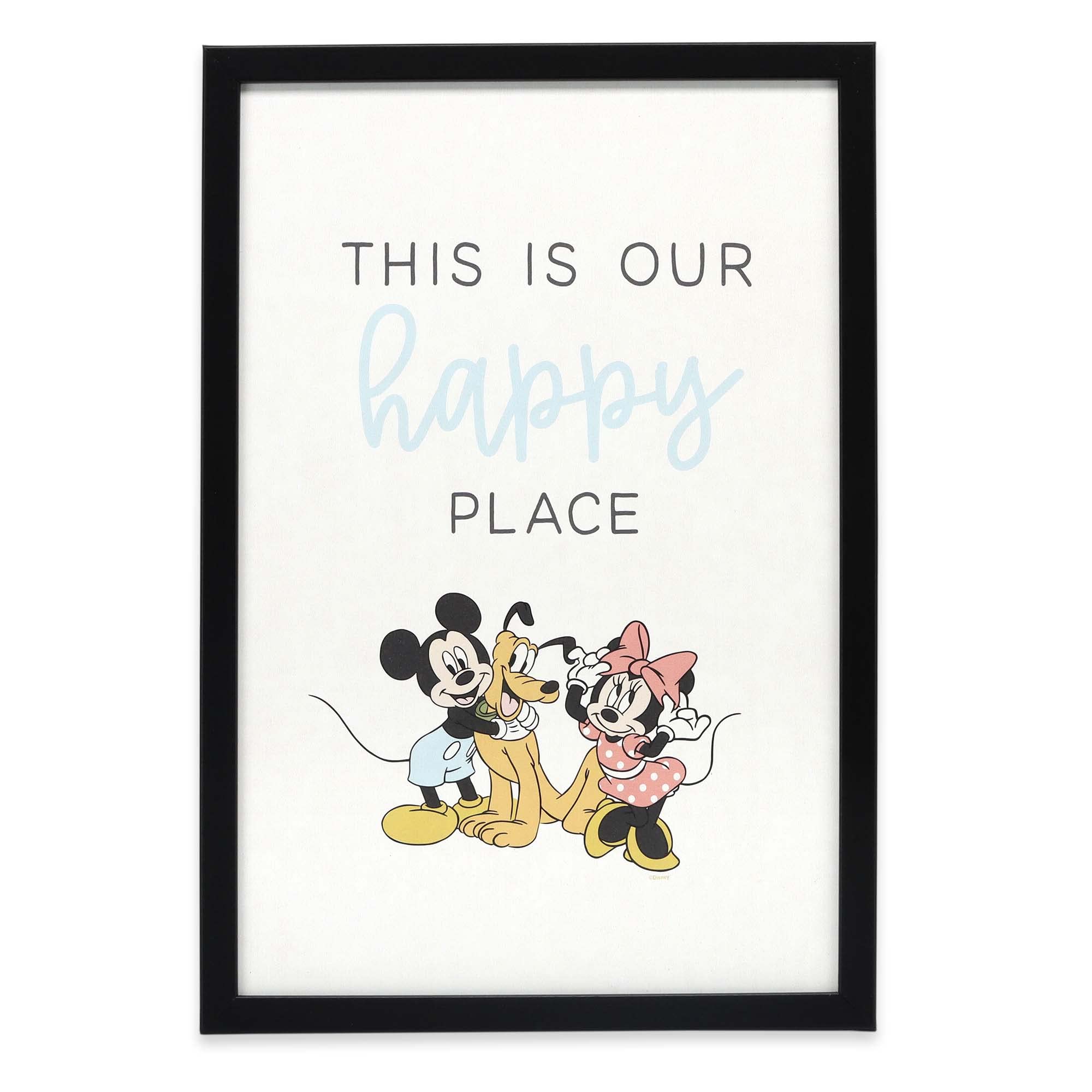 ディズニー ミッキー&ミニー 木彫り額鏡 Amazon.co.jp: Open Road