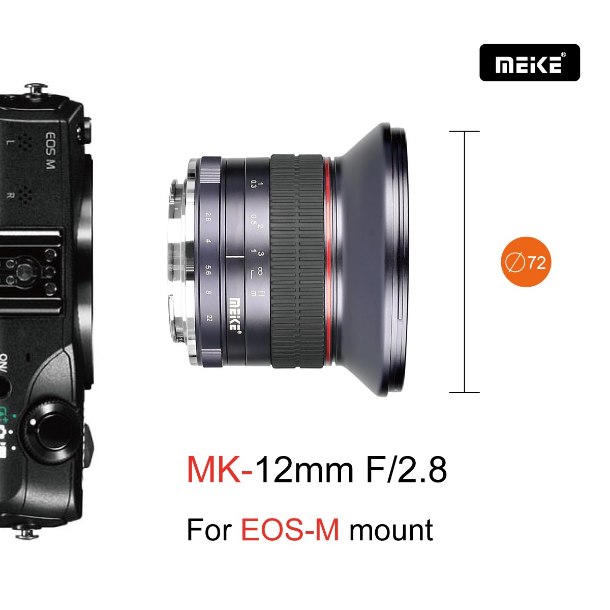 Amazon.com : Meike 12mm F/2.8 Ultra Wide Angle Manual Foucs Prime
