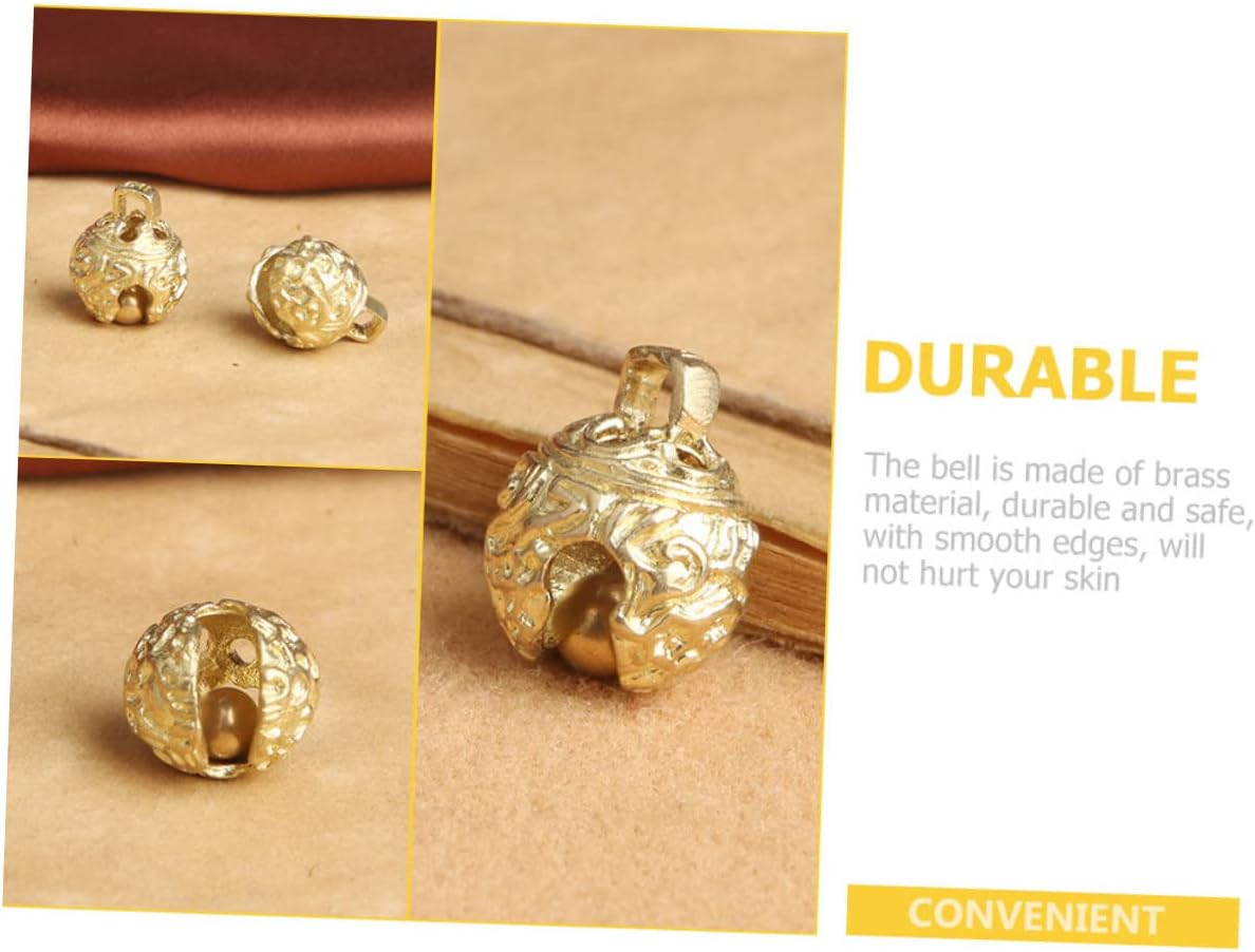 40pcs Bells for Crafts Mini Vintage Hanging Bell Charms for Jewelry Holiday Decorations Home Decor for Christmas Easter Birthdays More