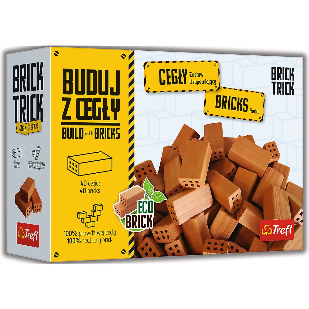 Amazon.com: Trefl Brick Trick Building with Brick Refill Set, 100
