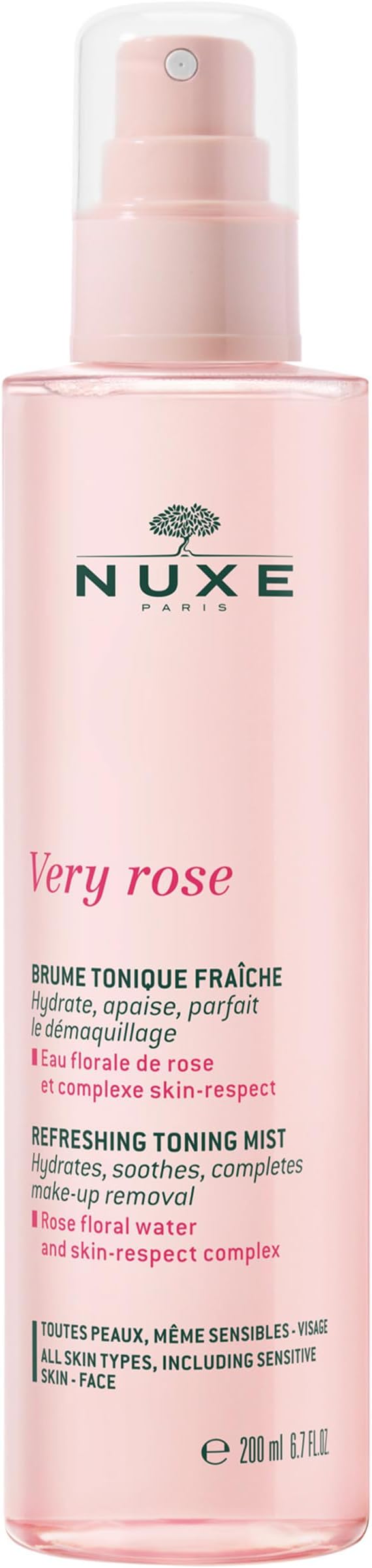 Nuxe Very Rose Tonic Mist 200Ml