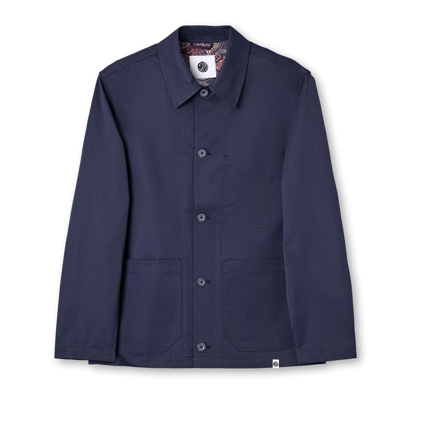 Pretty Green Mens Overshirt Navy L