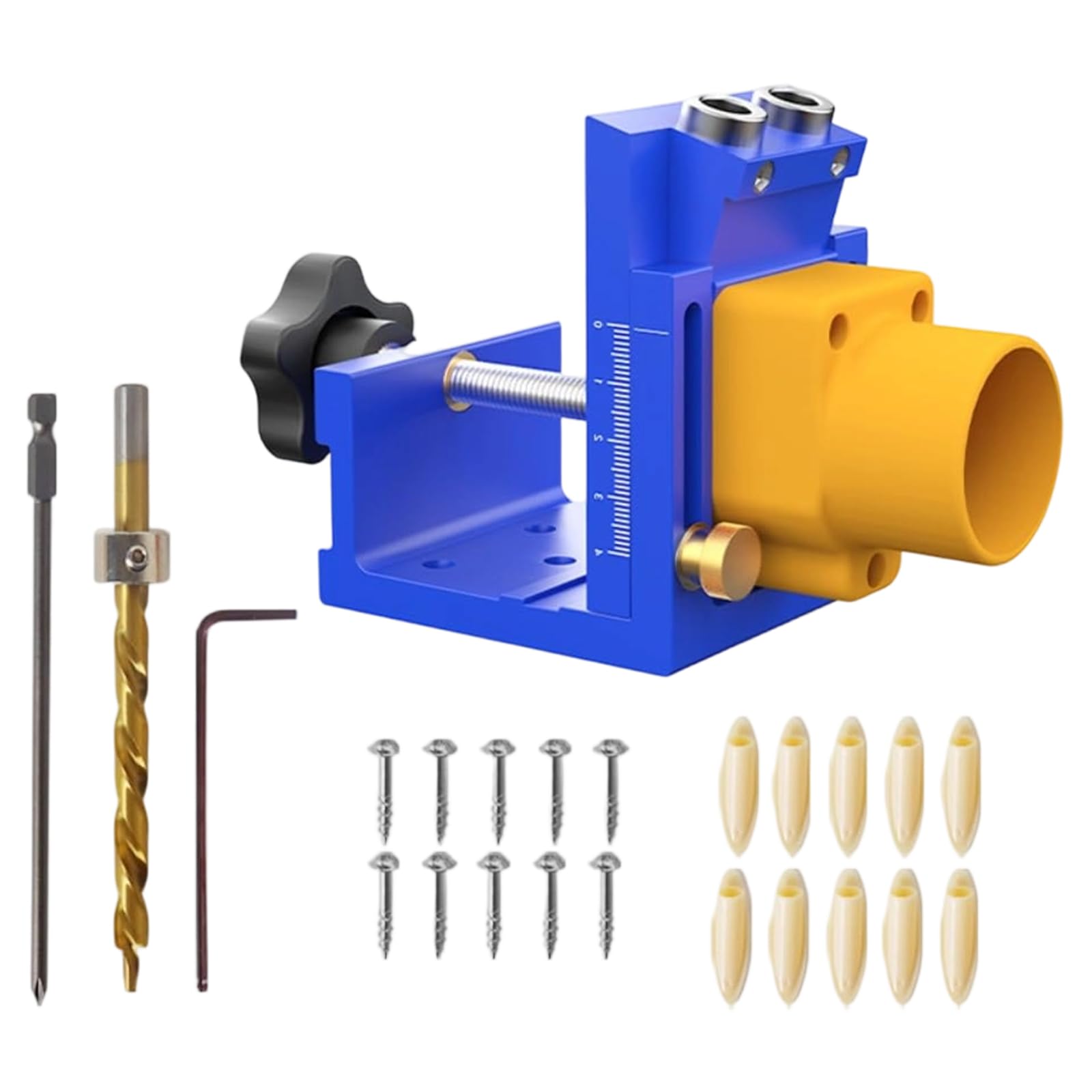 Multifunctional Hole Locator Enhances Efficiency in Woodworking and Metalworking for Strong Pocket Hole Jigs
