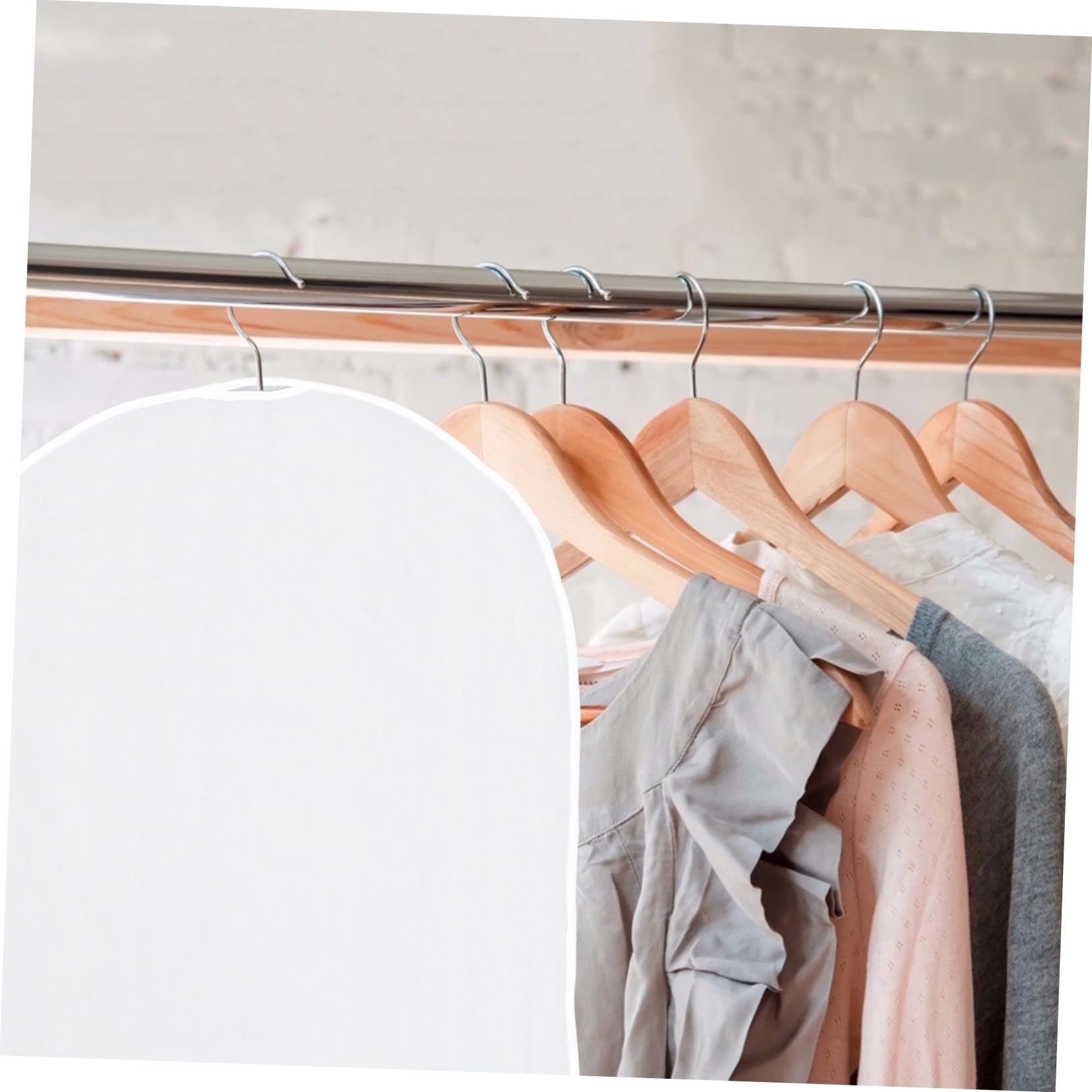 10piezas Guardapolvo De Fundas Transparentes Para Guardarropa Para Colgar Ropa Casa Incluyendo Fundas Para Vestidos y Ropa De Armario