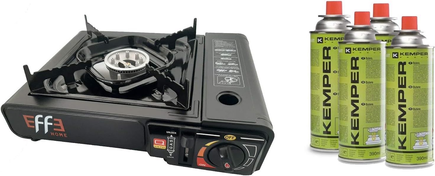 set di fornelli da campeggio