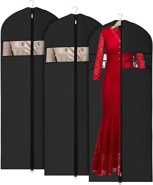 KEEGH Oxford Fabric Garment Covers Bag 152cm for Storage and Travel,Foldable for Dress Dance Costumes Suits Gowns Coats (24"x 60") 
