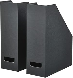 IKEA イケア マガジンファイル チャコール 2 ピース m20596914 FJADERHARV フィェデルハルヴ