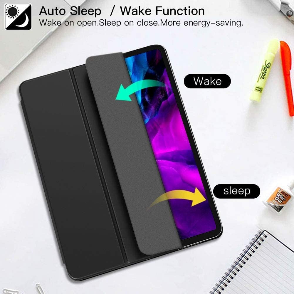 Custom Name Case for iPad Pro Air Mini 9th 8th 7th 6th 5th 4th 3th Generation(2022/2021/2020/2019/2018/2017/2016/2015) 12.9 10.9 11 10.2 9.7 inch,Personalized Trifold Stand Caver,Auto Wake/Sleep