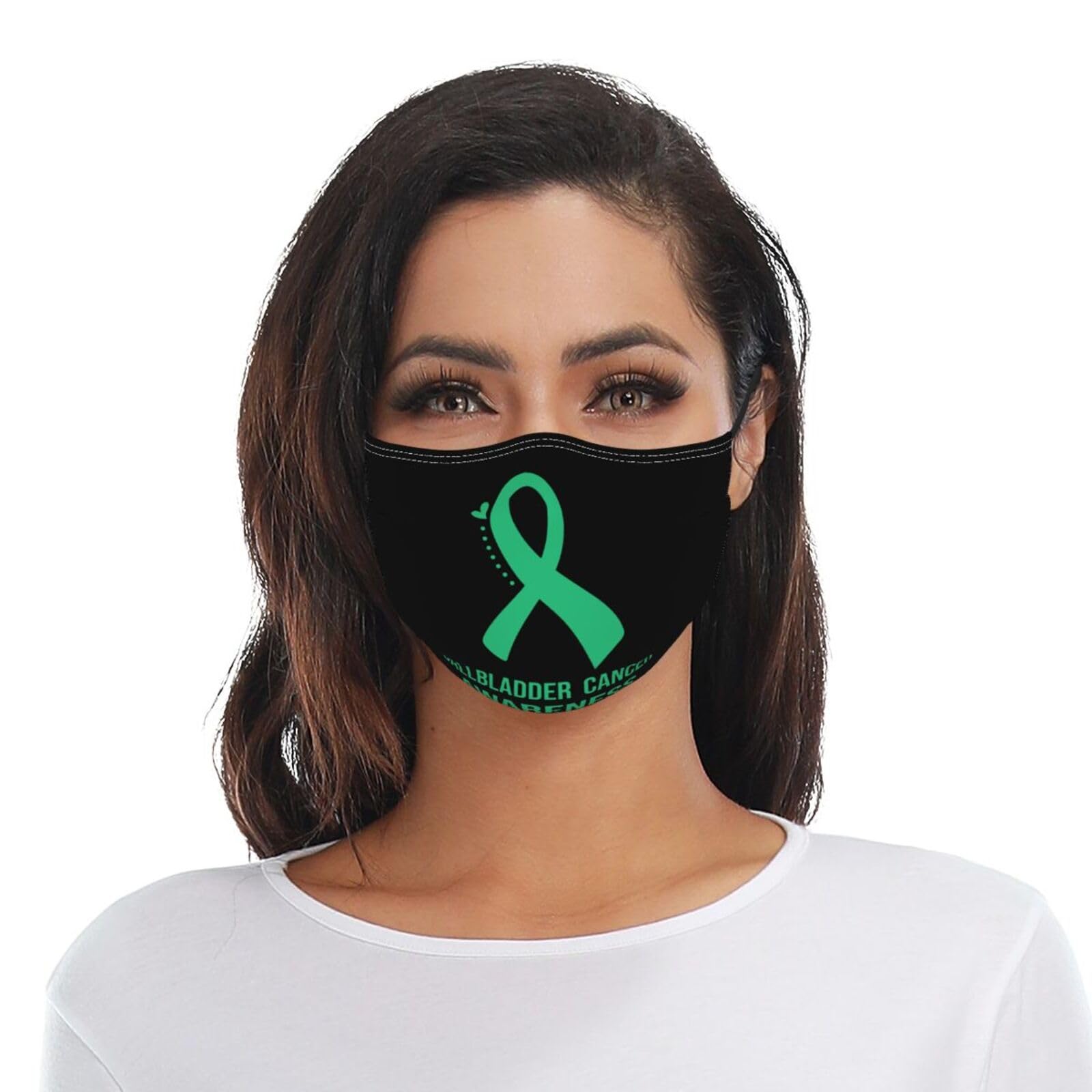 Gallbladder Cancer Awareness Adult Dust Mask Adjustable Dust Face with 2 Filter