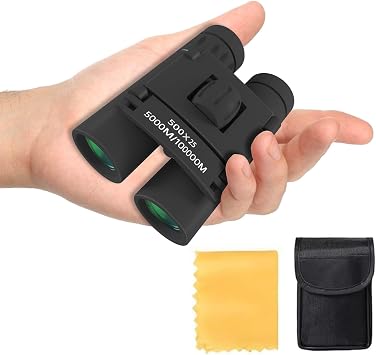 Binoculars, 20x High Magnification Compact Binocular Telescope, BAK4 Prism, FMC Multicoated, Clear and Stable Visual Experience, Ultra Lightweight, Life Waterproof Live/Classic/Animal Viewing