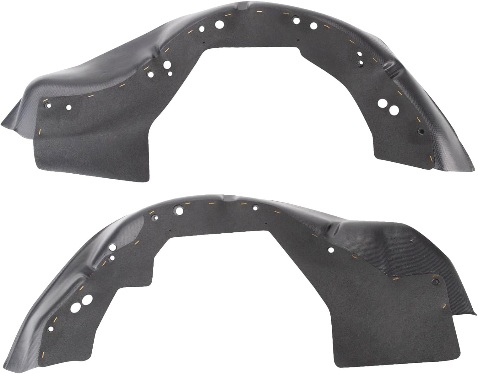 TRQ Front Inner Fender Liner Set Compatible with 2004-2008 Chevrolet Colorado GM1248164 GM1249164