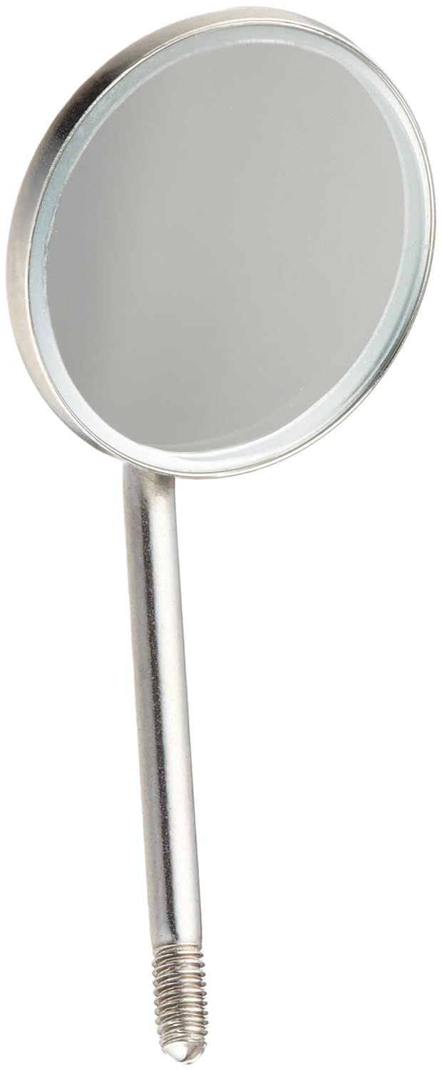 Osung DMMSS4 Magnifying Dental Mirror 4, 3X Magnification, Simple Stem (Pack of 12