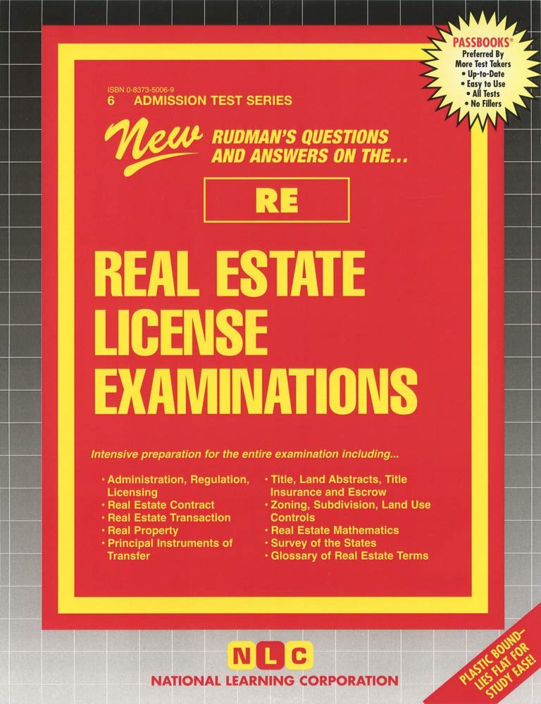 Real Estate License Examinations (Admission Test Series (ATS