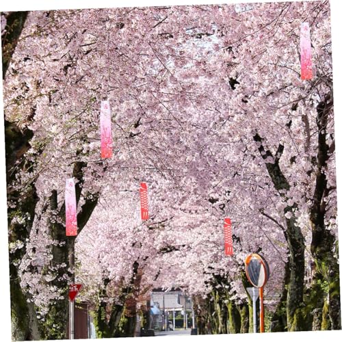 Banderas de carpa japonesas de seda pack de 4 decoraciones para jardín 5