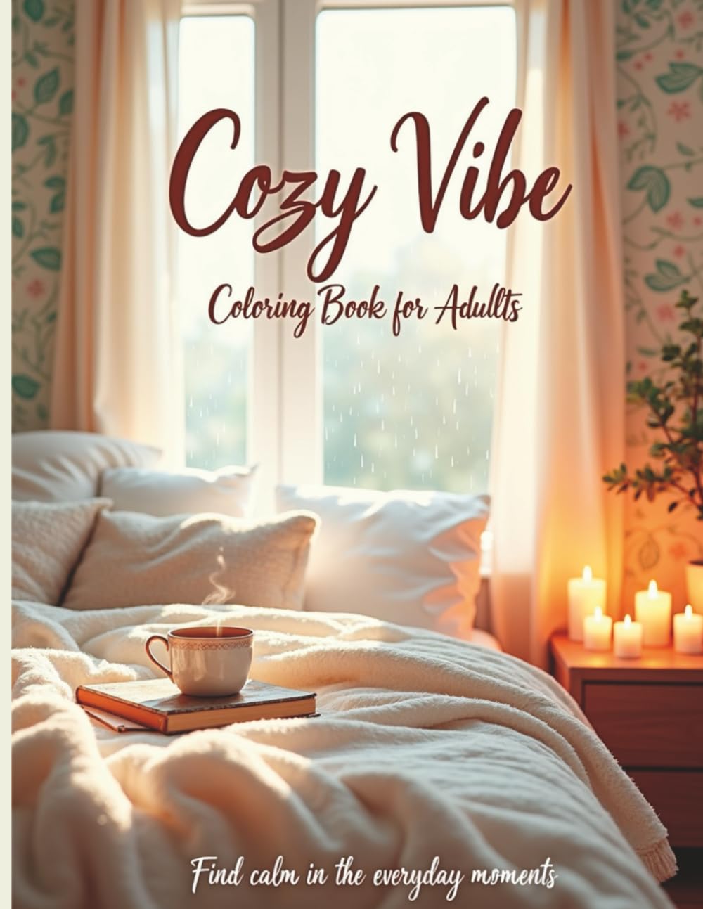 Cozy Vibe Coloring Book for Adults: Cute & Relaxing Cozy Scenes for Stress Relief, Mindfulness, and Creative Calm | Simple Aesthetic Designs for Relaxation